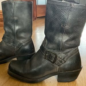 Brown leather Frye boots